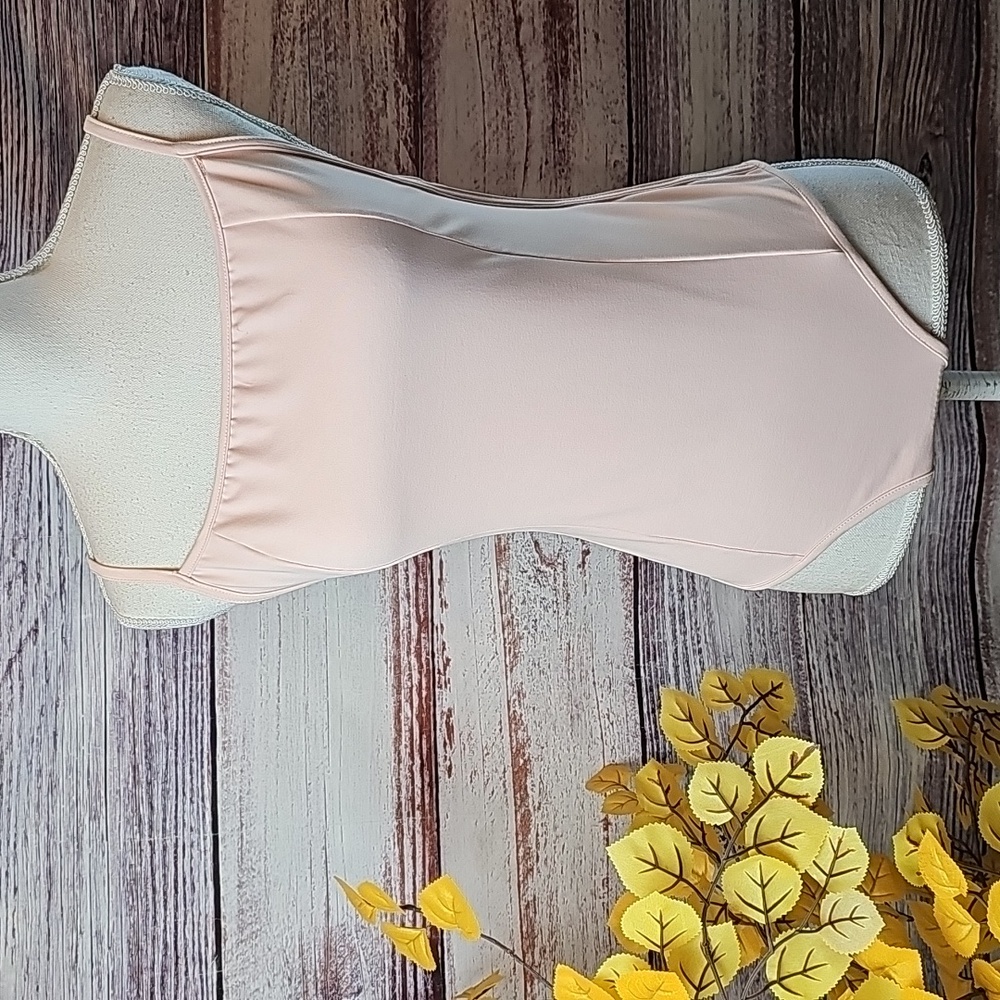 NWT INTIMATELY FREE PEOPLE BABY PINK ONE PIECE SLEEVELESS SNAP-CROTCH BODYSUIT